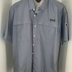 Eddie Bauer Mens Large fishing shirt